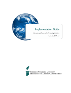 ACUPCC Implementation Guide