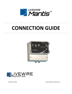 connection guide - LiveWire Asia Pacific