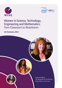 Women in Science, Technology, Engineering and Mathematics: from