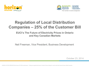 Regulation of Local Distribution Companies – 25