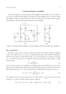 Common-Emitter Amplifier