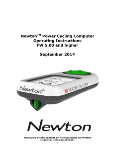 Newton Power Cycling Computers