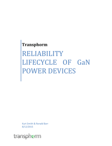 Transphorm`s Quality White Paper.