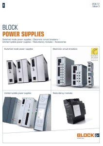 block power supplies - BLOCK Transformatoren