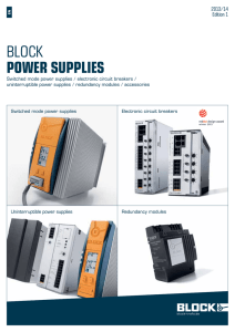 BLOCK Power suPPlies