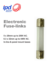 Electronic Fuse-links