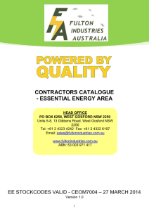 Essential Energy - Fulton Industries Australia