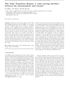 The Solar Transition Region: A time-varying interface