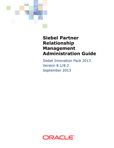 Partner Relationship Administration Guide
