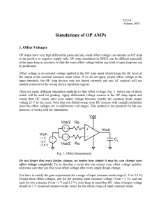 Simulations of OP AMPs