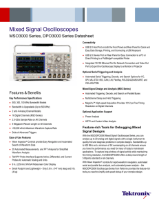 Mixed Signal Oscilloscopes