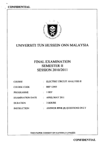 FINAL EXAMINATION