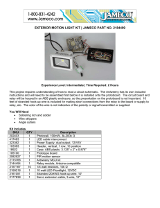 exterior motion light kit | jameco part no. 2184499
