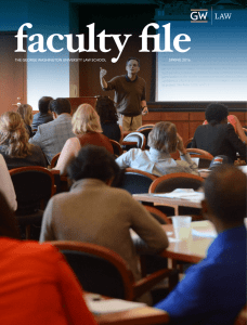 2016 Faculty File - The George Washington University