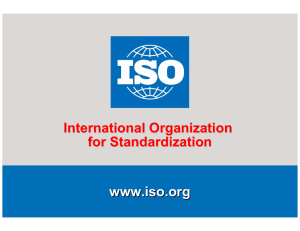 www.iso.org International Organization for Standardization