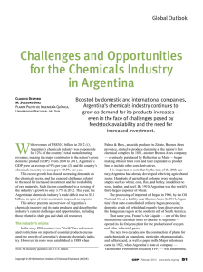Challenges and Opportunities for the Chemicals Industry in Argentina