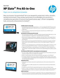 HP Slate21 Pro All-in-One