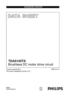 Brushless DC motor drive circuit