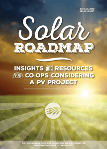 the full Solar Roadmap insert from the