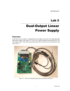 Dual-Output Linear Power Supply