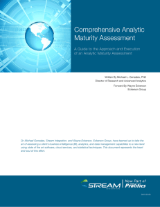 Comprehensive Analytic Maturity Assessment