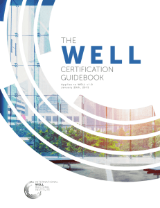 certification guidebook - International WELL Building Institute