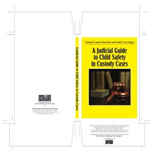 A Judicial Guide to Child Safety in Custody Cases