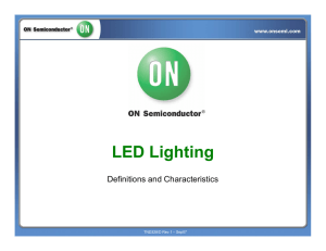 LED lighting - ON Semiconductor