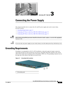 Connecting the Power Supply