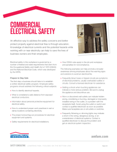 commercial electrical safety
