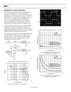 Analog Devices AD811AN datasheet: pdf