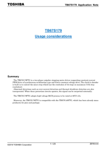 TB67S179 Application Note