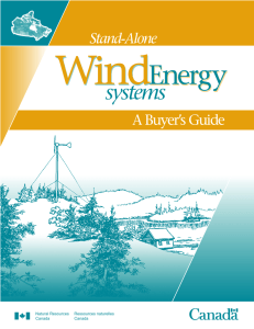 Wind Energy Buyers Guide - Ressources naturelles Canada