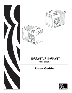 110PAX4/R110PAX4 User Guide