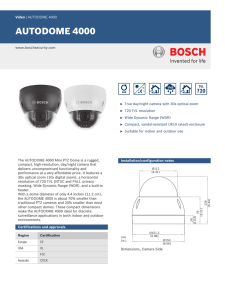 autodome 4000 - Bosch Security Systems