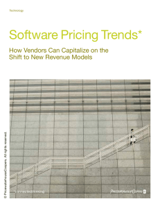 Software Pricing Trends