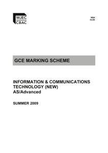 gce marking scheme