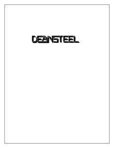 Deansteel Manufacturing Company History