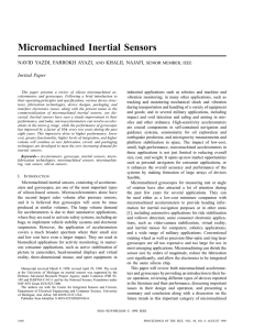 Micromachined Inertial Sensors