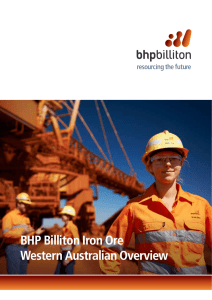 BHP Billiton Iron Ore Western Australian Overview