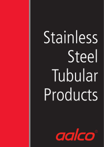Aalco Product Guide Stainless steel tubular products