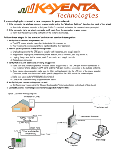 Troubleshooting - Kayenta Technologies