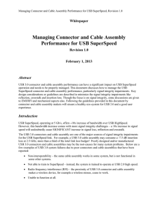 Managing Connector and Cable Assembly Performance