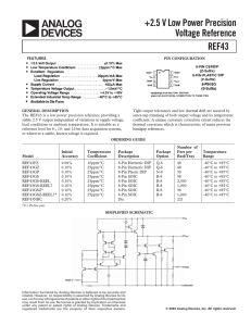 Analog Devices REF43GSZ datasheet: pdf
