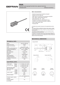 mechanical dimensions technical data electrical data