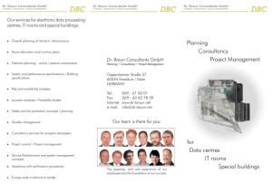 DBC DBC DBC - Dr. Braun Consultants GmbH