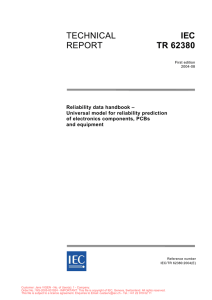 TECHNICAL REPORT IEC TR 62380