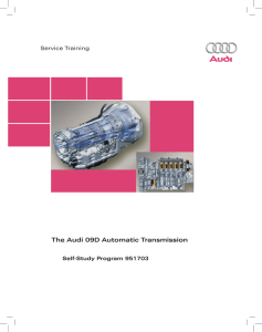 The Audi 09D Automatic Transmission