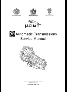 ZF Automatic Transmissions Service Manual