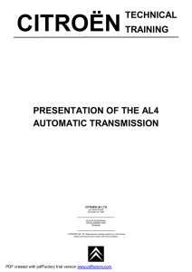 AL4 automatic transmission